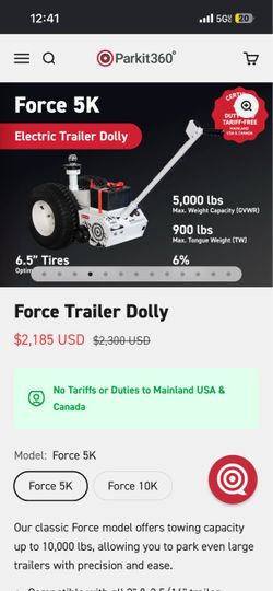 Park it trailer Dolly