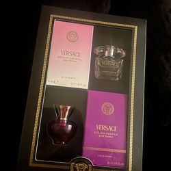 Versace Fragrance 4 Pack Bundle