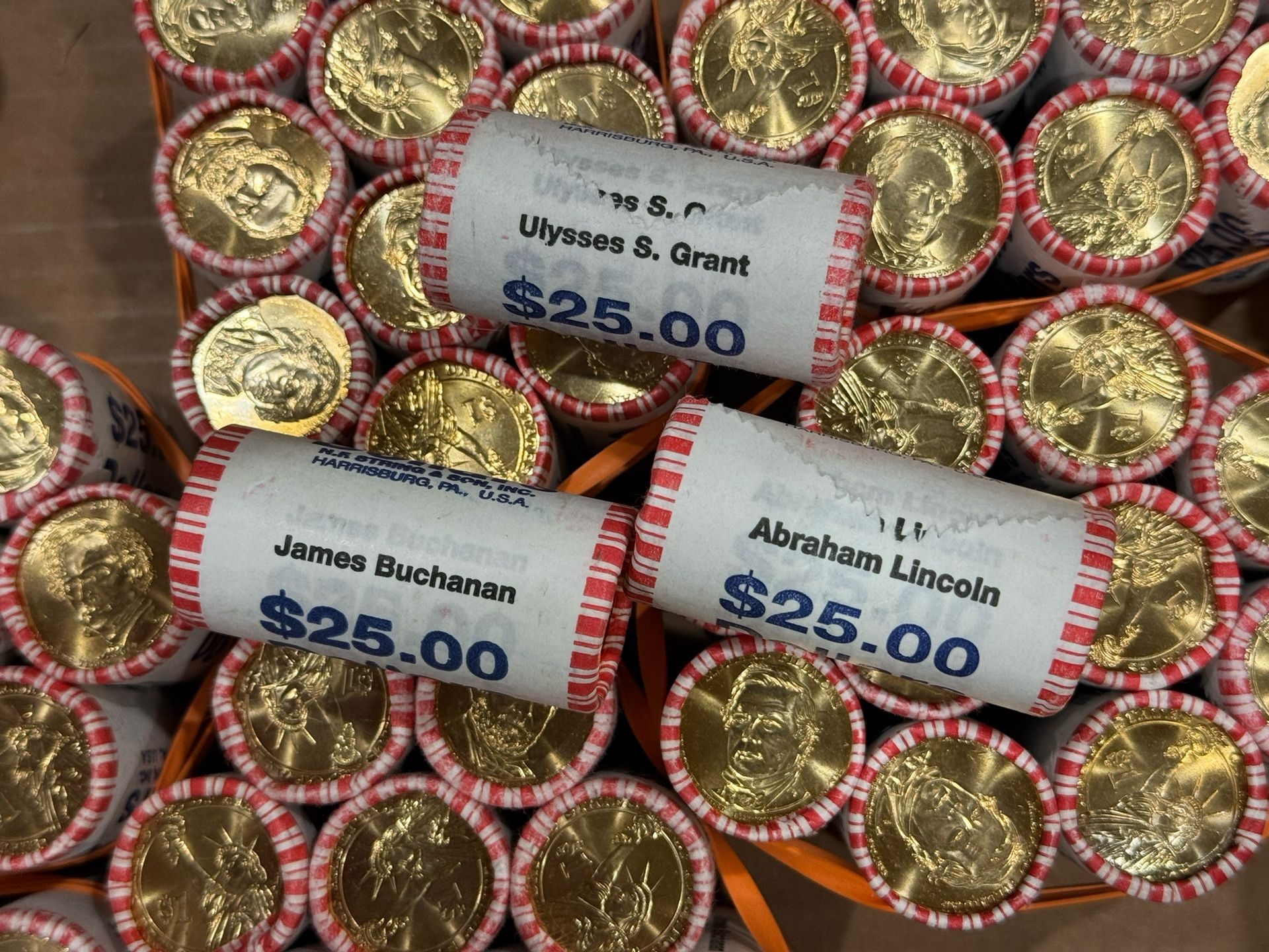 UNCIRCULATED PRESIDENTIAL DOLLAR COINS