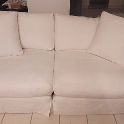 Slip Cover Sofa 93x47 And 2 Pillows