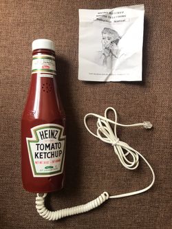 Vintage 1984 Heinz Tomato Ketchup Phone