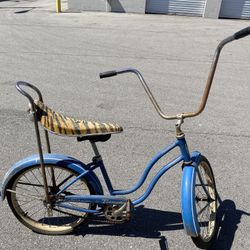 Vintage Schwinn Tornado Banana Seat Bike