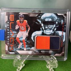 Troy Franklin Futuristic Black two-color patch /50 - Broncos