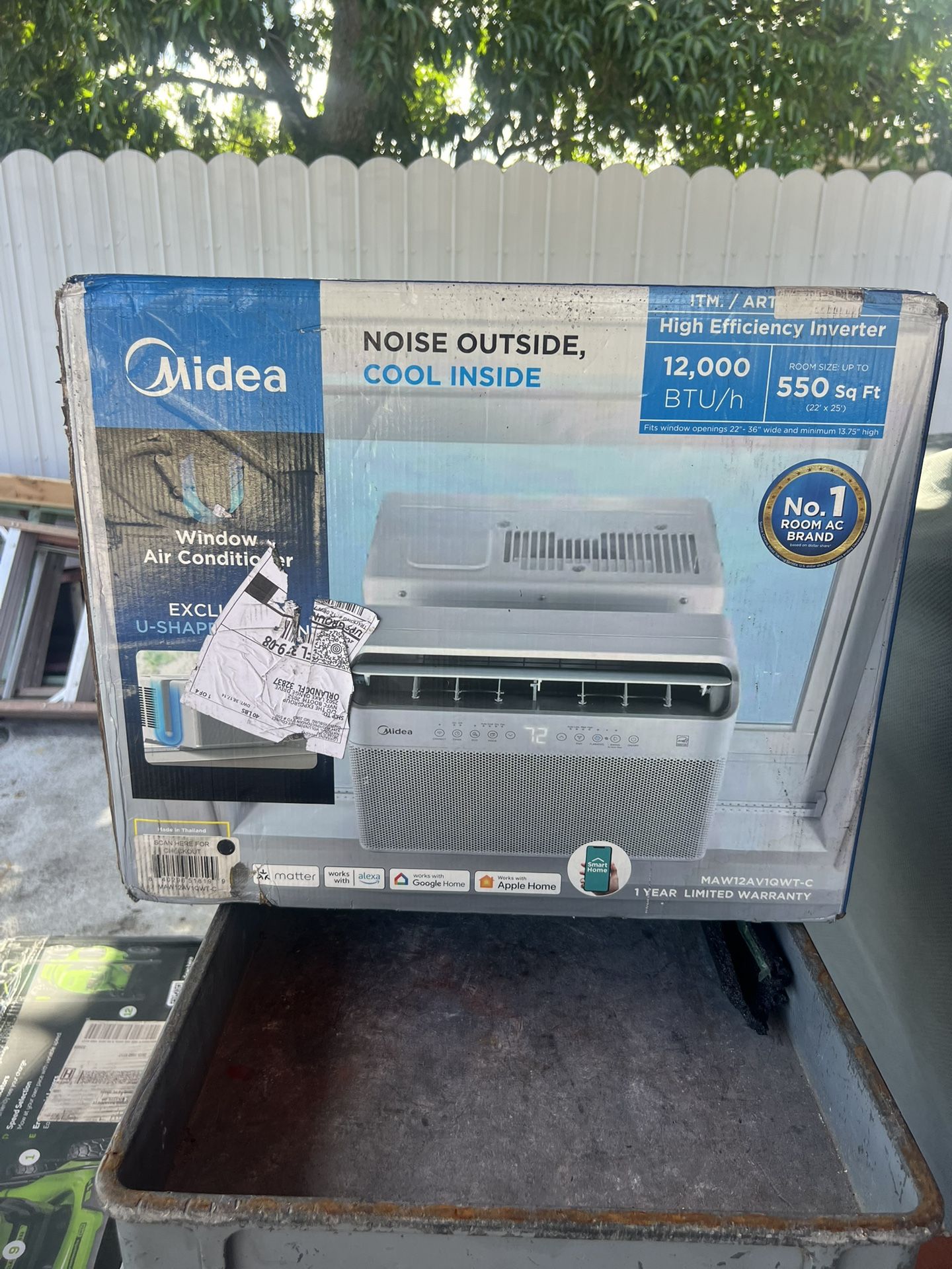 12,000 BTU 115-Volt Smart Inverter Window Air Conditioner