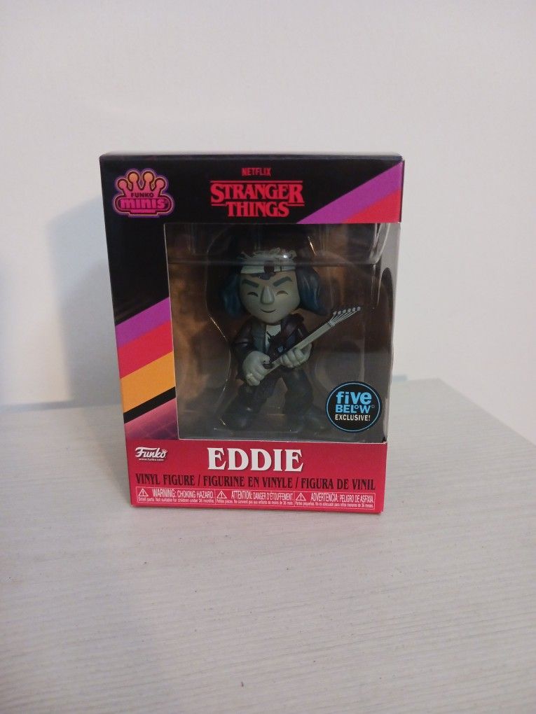 Funko Minis Stranger Things Eddie Chase Figure Five Below Exclusive( Rare)