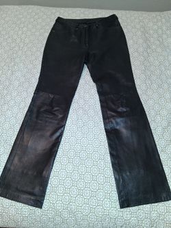 Vintage 1980's Women's Michael Hoban North Beach Leather Pants Size 8