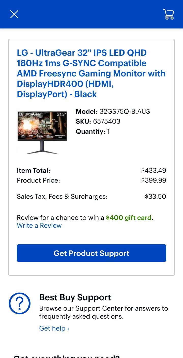 LG ULTRAGEAR 32in IPS