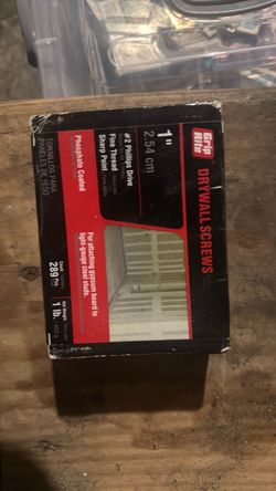 Grip Rite 1" Drywall Screws 289-Count Box
