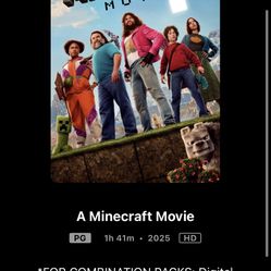 A Minecraft Movie 