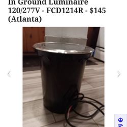 Ground Luminaire 12" Round Light 