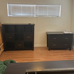 Matching Espresso Home Office Furniture Set – $175 OBO