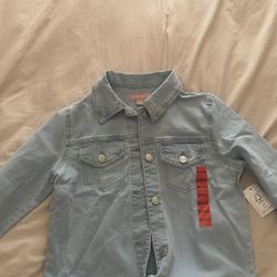Girls Dress Size Medium Jean Jacket/ Dress Set