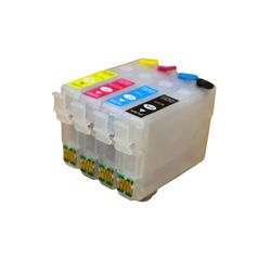T126  Refillable Ink Cartridges for Epson WorkForce WF-3620 WF-3640 Printers