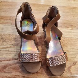 Justice New Sandals Wedges Big Kids Size 6