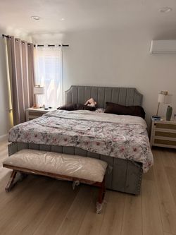 King and queen bed side tables mattress