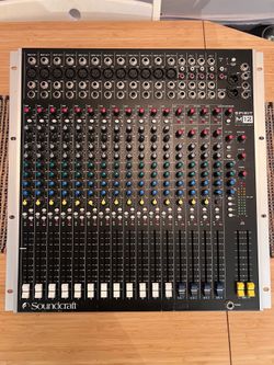 Soundcraft Spirit M12 16 channel mixer