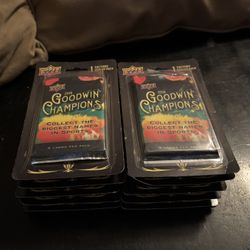 2019 UPPER DECK GOODWIN CHAMPIONS 1 Pack Hobby 5 Card Pack (10 total)