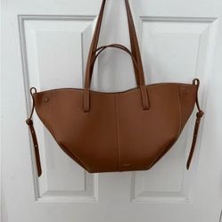Polene mini Cyme Camel Tote