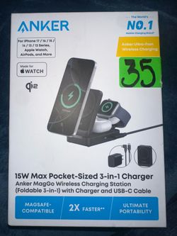 Cargador inalambrico ( wireless)  3 en 1