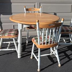 Round Breakfast Table/W Chairs 