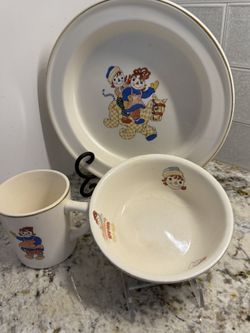 Raggedy In And Andy Childs Place Setting