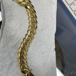  Gold Over 999 Silver Miami Cuban Links