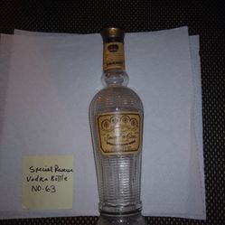 Vintage Empty Special Reserve Booze Bottle.. Very Hard To Find. All Sales Final