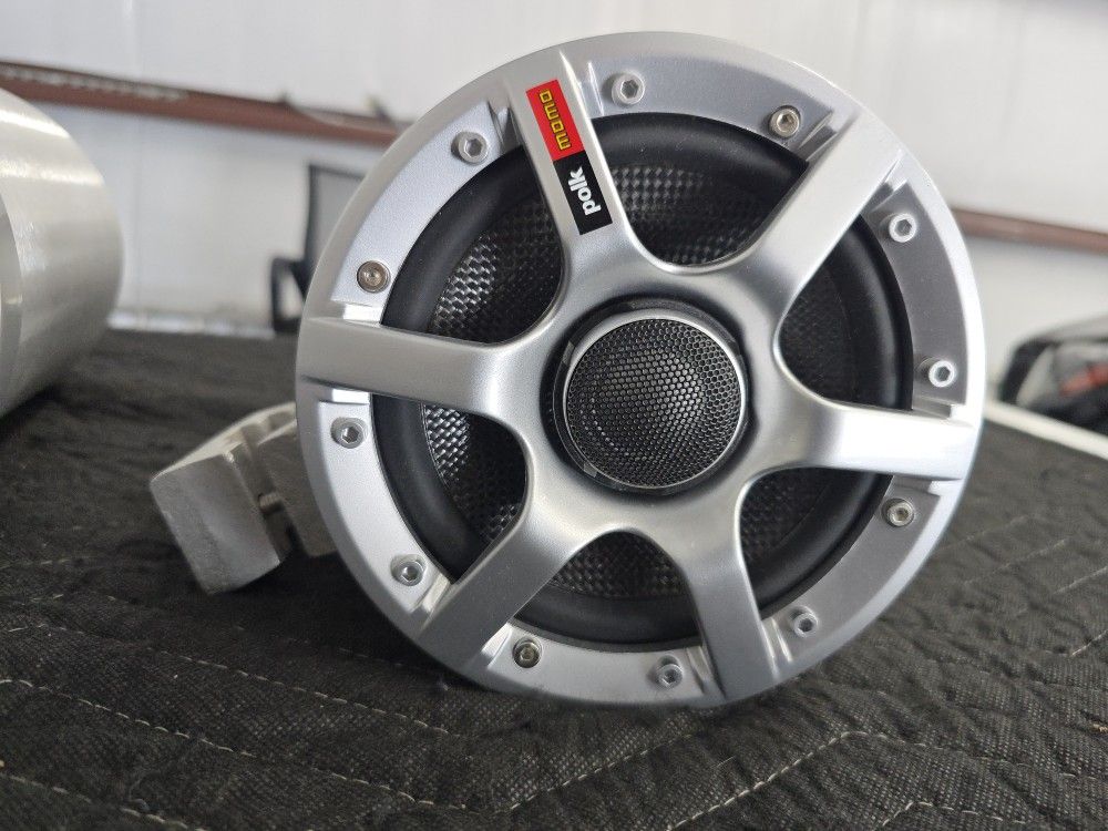 Marine tower speakers.