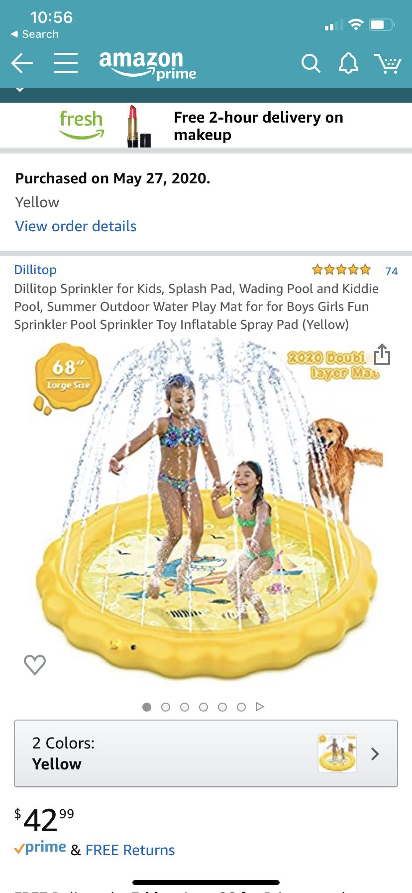 Small Sprinkler Splash Pad