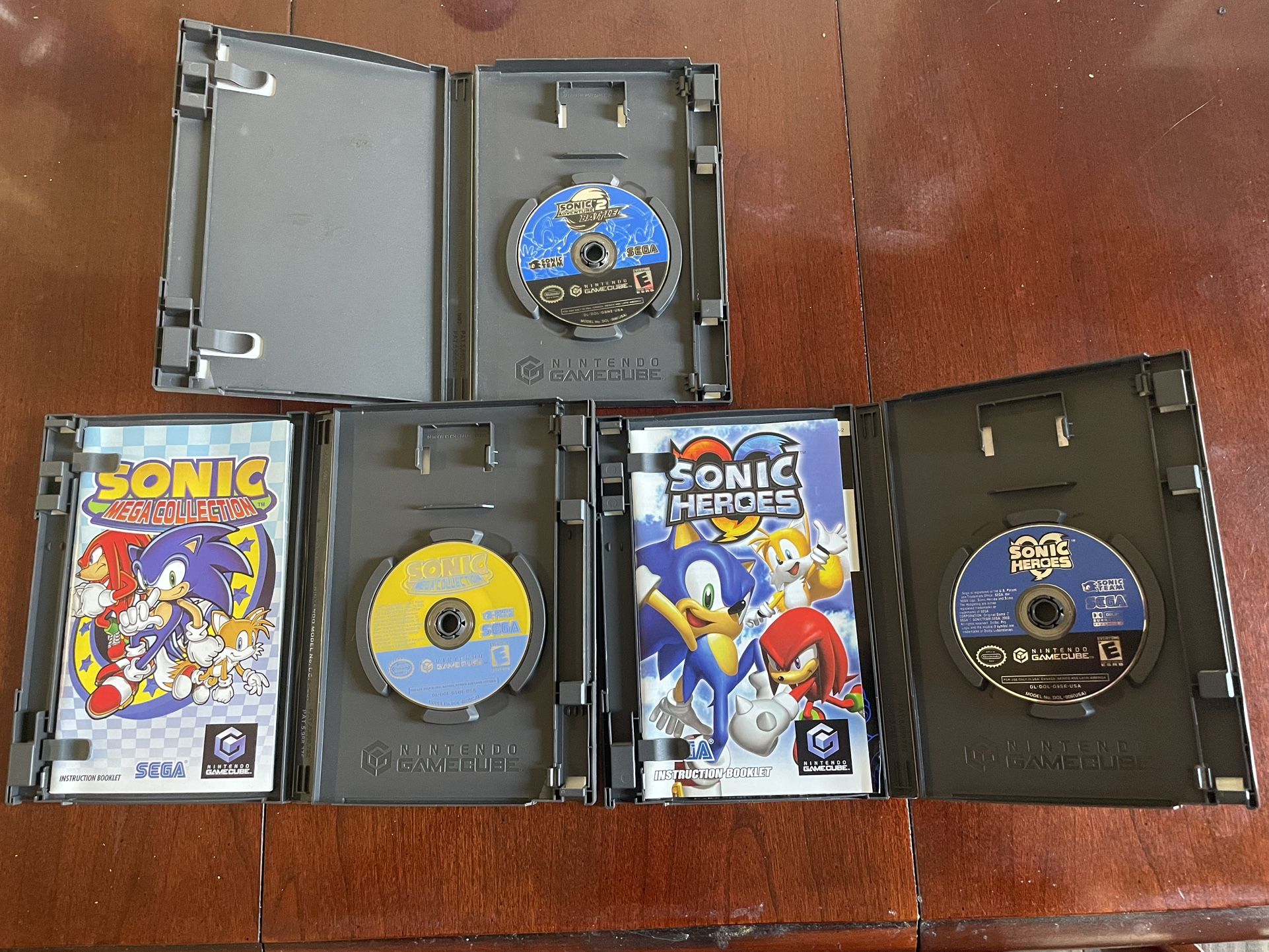 Nintendo gamecube Sonic game Collection