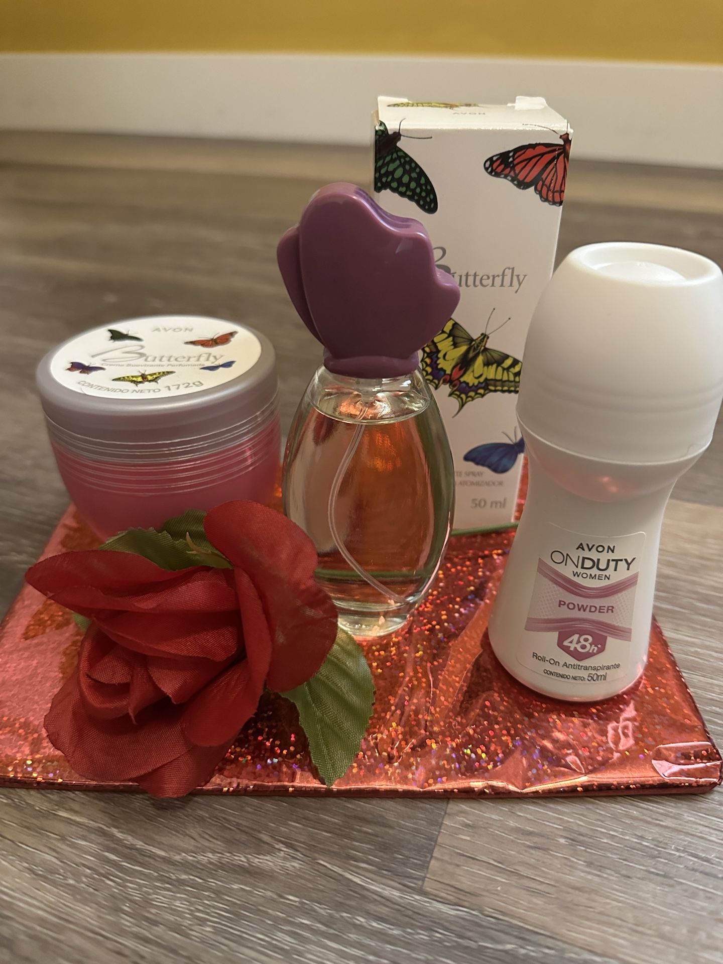 Set Perfumes Butterfly O Elegante.