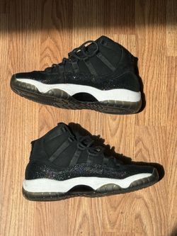 Jordan Air Jordan 11 Retro Black White High Top Women’s Basketball Sneakers, size: 6.5W