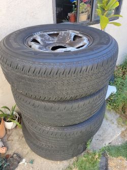 4 wheels with tires (1999 4runner)