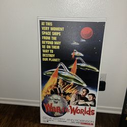 The War of the Worlds, Bottom from Left: Gene Barry, Ann Robinson on 1965 Canvas Print  Art, 1953