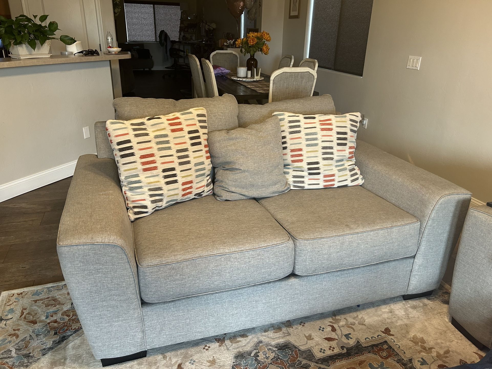 Living Spaces Sofa Set