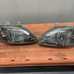 Honda Civic After Market Type R Style Headlights 