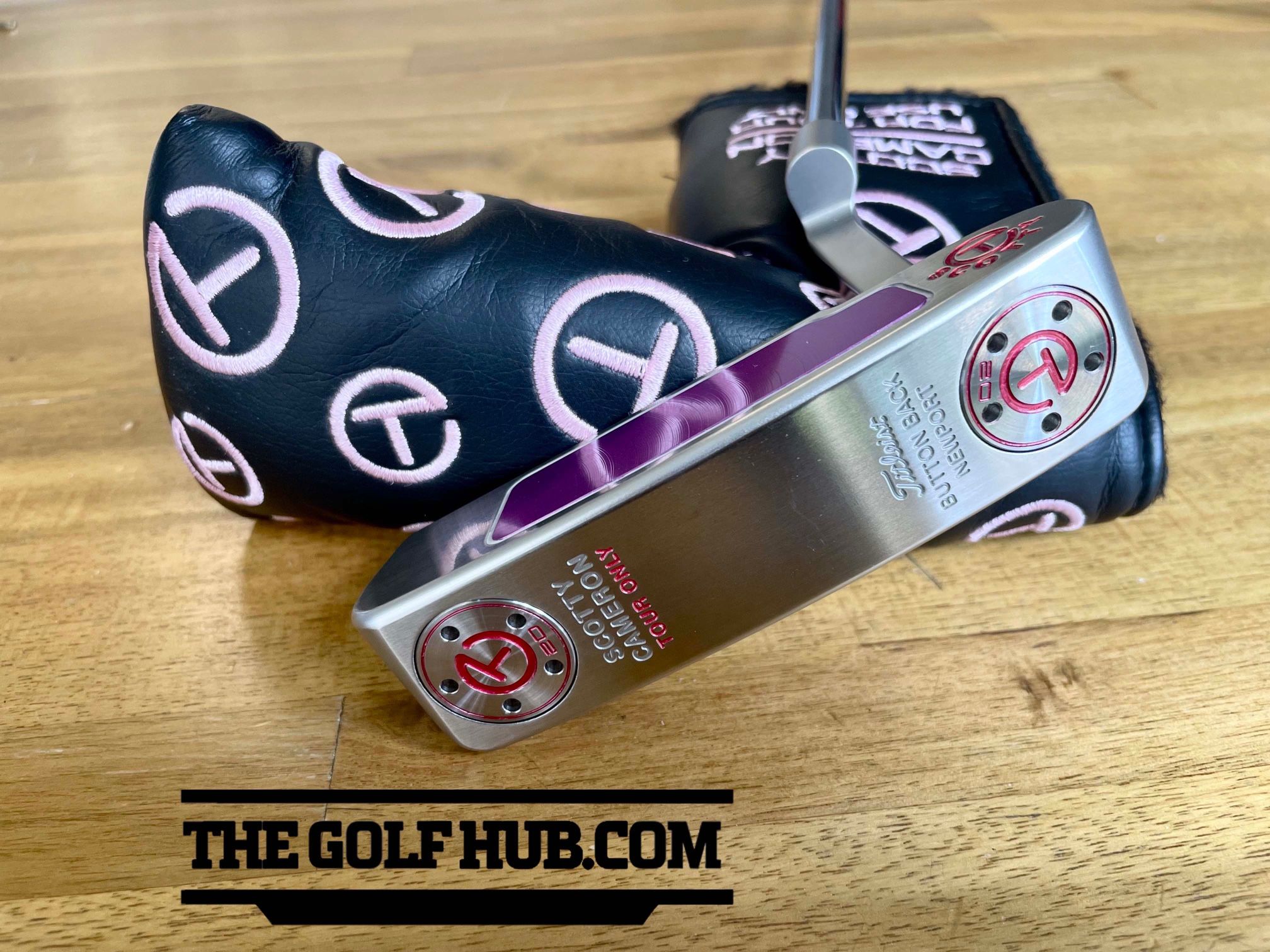 *NEW* Scotty Cameron Circle T w/ COA Newport Buttonback 34" Putter Prototype- Rare Purple Aluminum Insert & Ostrich Grip🏆✨