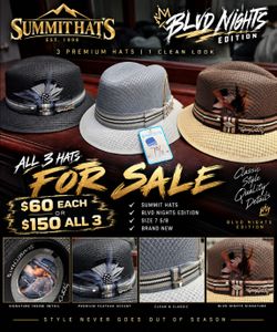 Summit Hats BLVD Nights Edition – Set of 3