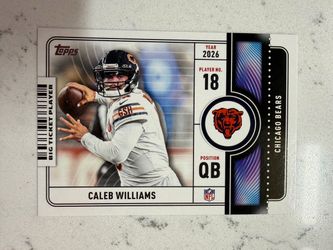 Caleb Williams #BTP-7 "BIG TICKET PLAYERS" Insert - 2026 Topps Flagship Football