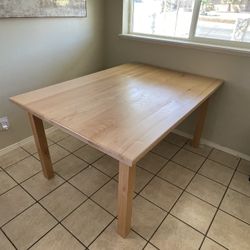 Hand Made “Beech” Wood Fine Dining Table 