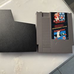 Super Mario Bros / Duck Hunt Nintendo Entertainment System 1985 NES Authentic