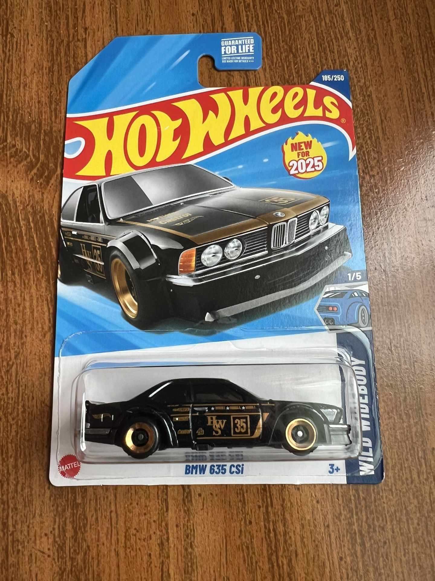 Hot Wheels BMW 635 CSi “Brand New | Black”