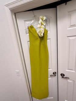One Shoulder Flower Bandage Maxi Dress