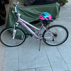 Kids Bike With Matching Helmet