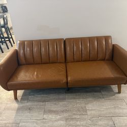 Leather Futon 