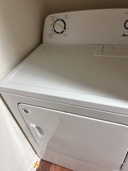 White Amana Dryer