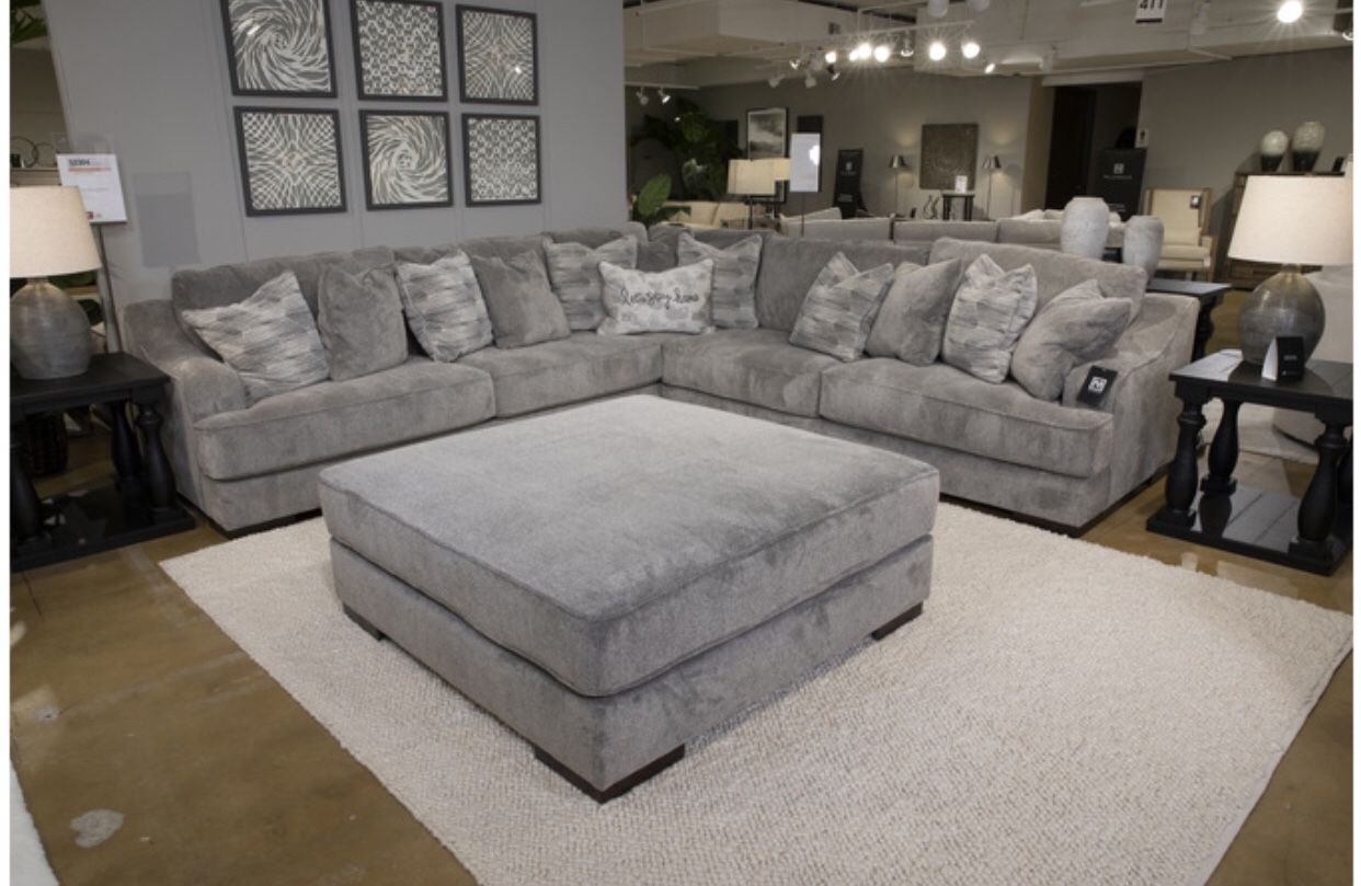 Deep Seating Big Size Smoke Cozy Modern Modular Sectional Couch❇️ Brand New💯 Financing Options✅