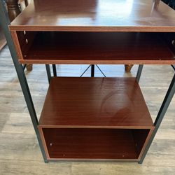 Wood and Metal Stand 