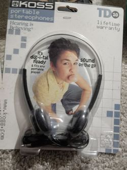 New Vintage koss headphones