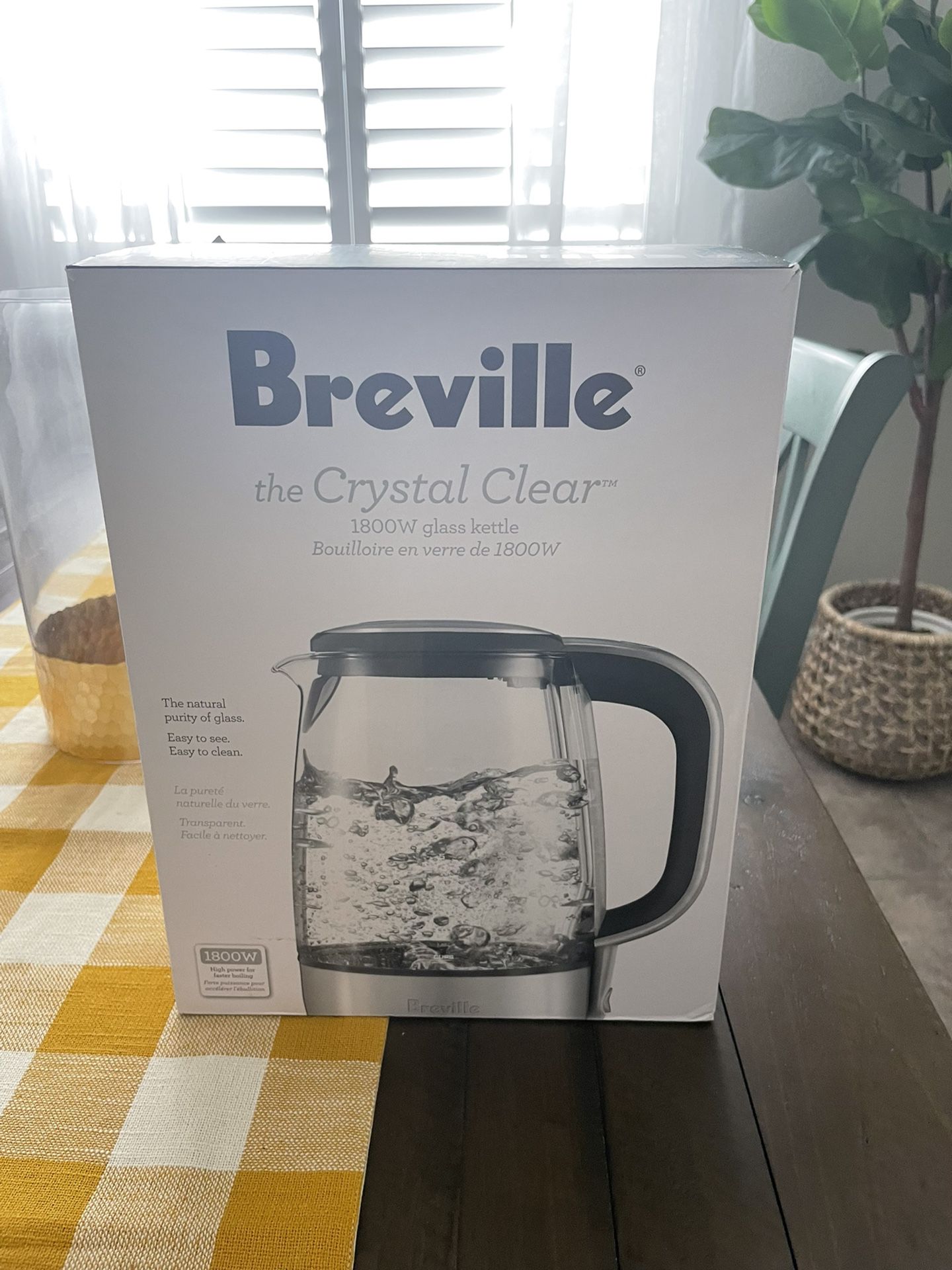 Breville Crystal Clear Glass Tea Kettle